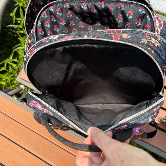 Vera Bradley Garden Dream XL Campus Backpack in Performance Twill - Picture 3 of 12